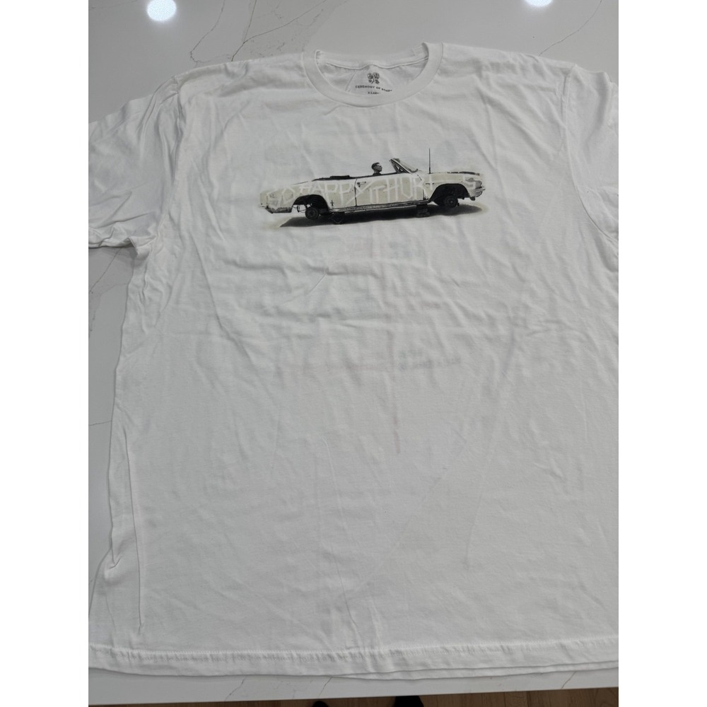 Bryan Adams 2023 So Happy It Hurts Mens White Tour Shirt New XL